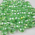 80Pcs 6mm Green Bicone Cryctal Glass Beads Briolette Rondelle Beads Faceted Spacer Beads for Jewelry Bracelet Making Beading Supplies Beads and Be...
