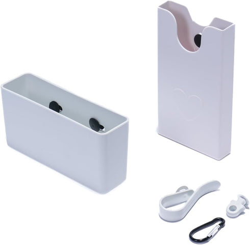 4PCS Organizer Holder for Bogg Bag, Accessories for Bogg Bags, Phone Holder compatible with Bogg Bag Original, Accessories for Bogg Bags, White...
