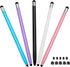 Stylus Pen for Touch Screen(5pcs),High Precision Nib Writing and Drawing Stylus Capacitance Pen,10 Replaceable Tips Touch Pens for iPad iPhone Tab...