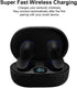 Acuvar Fully Wireless Bluetooth 5.0 Rechargeable iPX4 Water & Sweat Proof Earbud Headphones w Microphone, Touch Controls, Smart LCD Charging Case,...