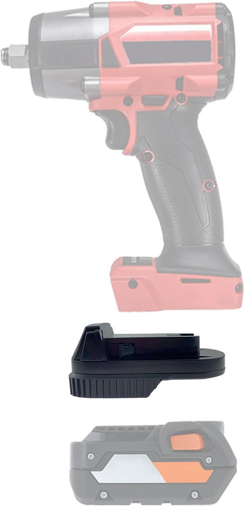 Adapter Convert for Ridgid to Milwaukee, AR18ML Battery Converter for Ridgid AEG 18V Hyper li-ion to Work with for Milwaukee M18 18V Lithium Power...