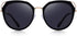Polarized Sunglasses for Women - Cat Eye Metal Frame Sunglasses UV400...