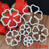 6pcs/Set 3D Rose Flower Metal Die Cuts,Wedding Flower Leaf Leaves Cutting Dies Cut Stencils for DIY Scrapbooking Album Decorative Embossing Paper ...