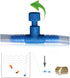 AKOAK 10 Pack Blue Plastic Fish Tank Air Pump Control Valves Aquarium Hose Connector 2 Way Adjustment Control Valves Aquatic Accessories Supplies...