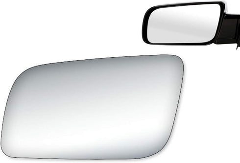 Mirror Glass Replacement for CHEVY GMC 1992's - 2000's Truck Left LH Driver Side...