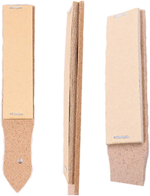 Brown Sandpaper Sharpener Pencil Pointer Sand Paper Board Pencil Sharpener Pencil Polishing Sharpener Art Drawing Tool Writing Supplies for Adults...