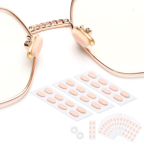 100 Pairs Soft Foam Nose Pads, Self Adhesive Nose Pads Anti-Slip Nosepads for Eyeglasses Sunglasses Reading Glasses, Comfortable and Protect The M...