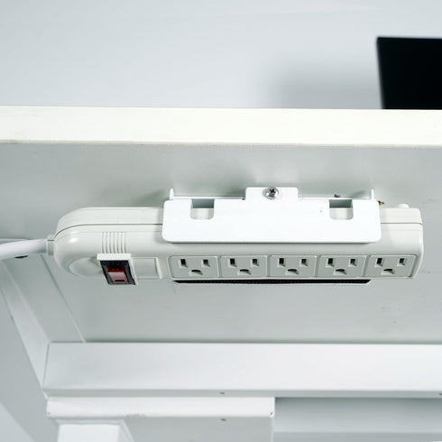 Monzlteck Universal Power Strip Mount, Put Your Power Strip Under The Desk or On The Wall-(Power Strip not Included)-Fits 1.6" to 2.4" Width...