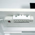 Monzlteck Universal Power Strip Mount, Put Your Power Strip Under The Desk or On The Wall-(Power Strip not Included)-Fits 1.6" to 2.4" Width...