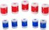 Booge 10 Pcs 2 Sizes Plastic Knit Counter Knitting Crochet Stitch Marker Row Counter for Recording The Number of Weaving Rows - 5 Large and 5 Smal...