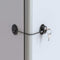 Child Safety Lock for Refrigerator, Cabinet, Drawer, Freezer & Door with 2 Extra Strong Adhesives - Black by HavenHause (Pack of 1)...