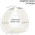 Boho Round Imitation Pearl Choker Necklace Multi Strands Vintage Choker Bridal Wedding Crystal Jewelry for Women...