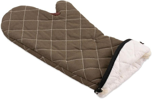San Jamar 800FG17 BestGuard 17" Tan Oven Mitt - Pair...