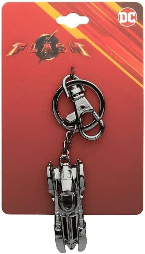 The Official Flash Batmobile DC Comics Movie 3D Keychain - Officially Licensed Release BATMOBILE FLASH Worlds Collide, Collectible Key Ring 5cm x ...