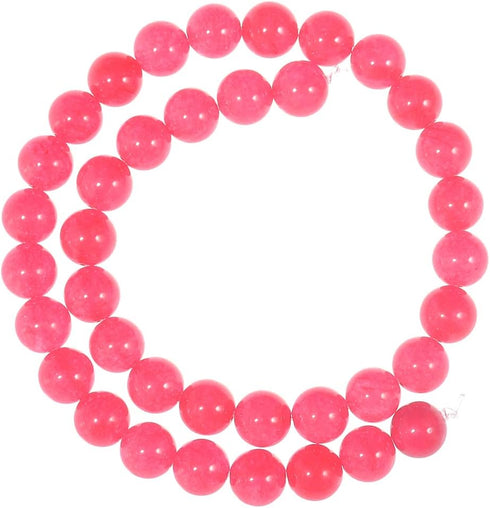Watermelon red Natural Stone 6MM Beads Round Loose Chalcedony Beads for Jewelry Making DIY Handmade Approxi 62/pcs...