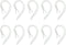 Replacement Ear Hooks for Bluetooth Earbuds M165 M180 Bluetooth Headset earhooks 5 Pairs (Type A)...