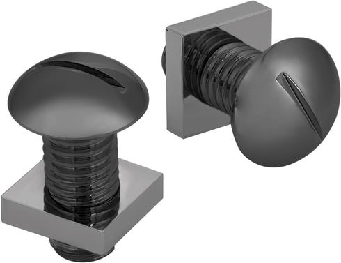 Functional Gun black Nut and Bolt Cufflinks For Men With Gift Box...