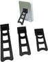 Haidong Picture Frame Easel Back Support Plastic Frame Easel Back Stand 3 Sizes for Photo Frame Supplies -6PCS...