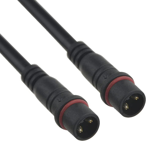 WMYCONGCONG 6 Pairs 2 Pin Electrical Connector 16AWG IP65 Male Female Light Emitting Diodes Connector Extension Cable 15mm Nut Small Size for Car ...