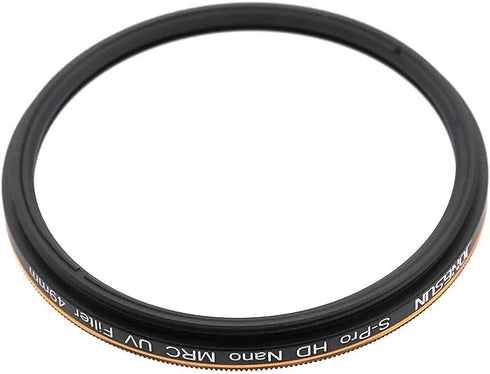 49mm UV Filter, S-Pro HD Nano MRC Camera Ultraviolet Protection Filter, Multicoated, B270, Ultra-Slim, Lens Cloth Kit...