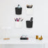 Wall Caddy Pen Holders, Pencil Cups Organizer for Marker/Remote/Crayon/White Board Accessories, with Adhesive Stickers, Office Home Craft Class Ki...