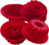 IELEK Silicone Fulted Pan Cake Nonstick Jello Molds Tube for Baking Cake, Jello, Gelatin, Bread, Para Gelatinas...