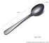 Buyer Star 12 Pieces Black Teaspoons 5.5-Inch Mini Coffee Spoons Stainless Steel Sugar Demitasse Espresso Spoons...