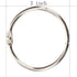 3Inch (12 Pack) Loose Leaf Binder Rings, Nickel Plated Steel Binder Rings, Keychain Key Rings, Metal Book Rings, Silver, for School, Home, or Offi...