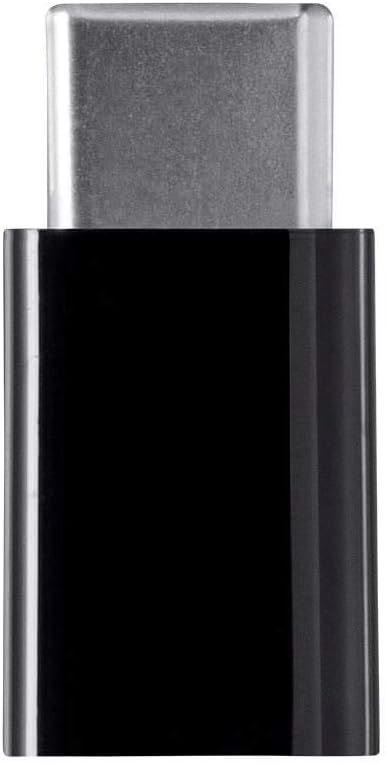 Monoprice USB-C to Micro B Adapter - Male-to-Female With Gold Plated Contacts, Compact and Portable, Black...