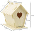 2 Set Unfinished Wooden Birdhouses Kit for Children to Build and Paint Bird House Kids DIY Arts Crafts Kits Bird Feeder Kit for Girls Boys Toddler...