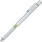 Uni M41010.26 Shift Pipe Lock Drafting 0.4mm Pencil, Silver Body with Green Accent...