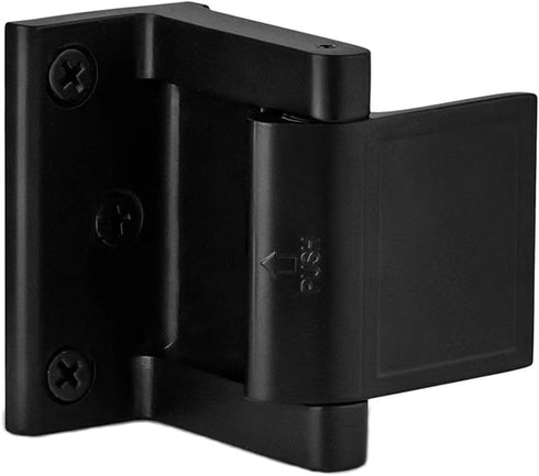 Home Security Door Lock, Child Proof Door Reinforcement Lock,for Inward Swinging Door, Privacy Door Latch Defend Home and Hotels(1Pack,Black)...