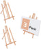 3PCS 11.8" Wood Easels, Small Tabletop Display Stand, Tripod, Painting Party Easel, Kids Student Tabletop Easels for Painting, Portable Canvas Pho...