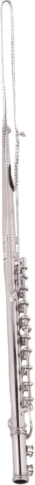 Silver Flute Musical Instrument Christmas Tree Ornament Decoration Music Band...
