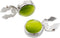 button covers for mens shirts button cover cufflinks cat eye button cover Ladies button covers (Silver-green diameter 1.5cm)...