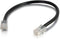 C2G/Cables to Go 26374 Cat5E Non-Booted Unshielded (UTP) Network Patch Cable, Black (1 Foot/0.30 Meters)...