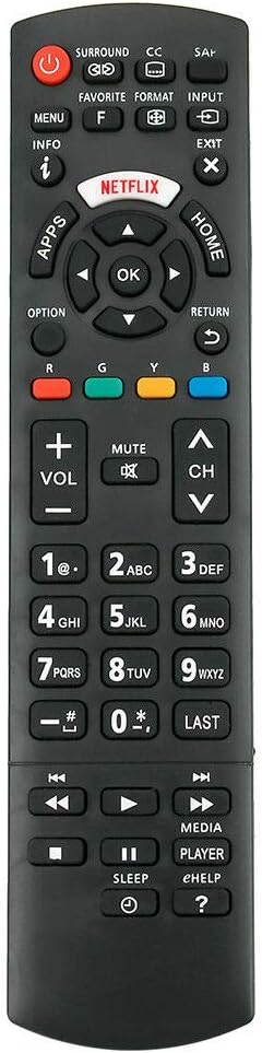 N2QAYB001013 Replace Remote Control fit for Panasonic Viera LED Smart TV HDTV TC-50CS540C TC-65CX850U TC-55CX650U TC-50CX400U TC-50CS560C TC-55CX4...