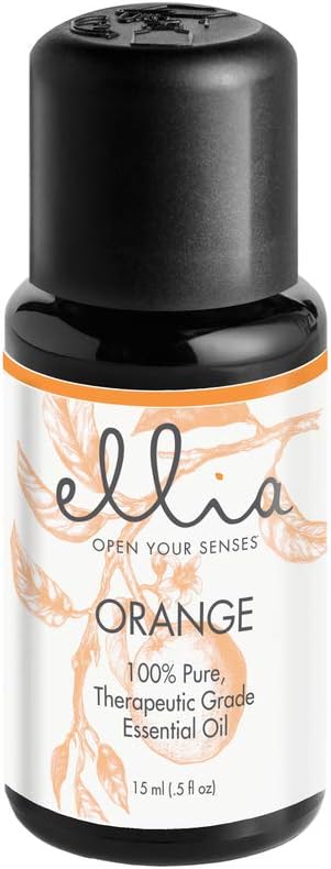 Ellia Orange Diffuser Essential Oil | 15ml, 100% Pure, Therapeutic Grade...