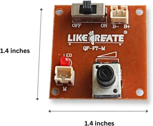 Speed Control PCB Module for Kids' Science Experiments - Educational Electronic Module with PH2.0 Interfaces - Versatile Electronic Component for ...