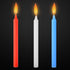 6 Pcs Low Temperature Candles, Fengek 7 Inch Low Heat Candles Romantic Wax Dripping, 5 Color...