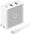 ZMI zPower 3-Port Travel Charger with 25W PPS Support: 45W USB-C PD and 18W-Split Dual USB-A Wall Charger (White) [Note: This is Not a 45W PPS Cha...