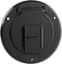 RV 4 1/4-inch Round Electrical Cable Hatch for 30 Amp Cords (Black)...