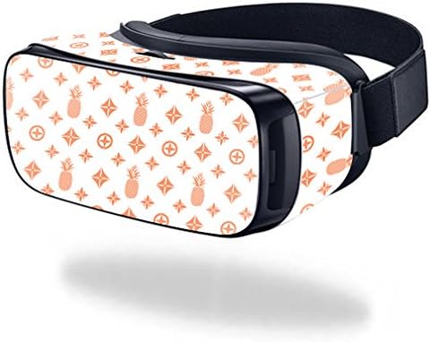 MightySkins Skin Compatible with Samsung Gear VR (Original) wrap Cover Sticker Skins Coral Designer......
