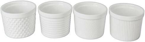 BIA Cordon Bleu Ramekin Set of 4 - 12 oz - Textured...
