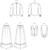 McCall's Misses' Old West Costume Sewing Pattern Packet, Design Code M8398, Sizes 8-10-12-14-16...