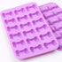 Bone Shaped Silicone Molds, 18 cavity, Food Grade, for Chocolate, Candy, Cake, Pudding, Jelly, Dog Treats. 4 Pcs...