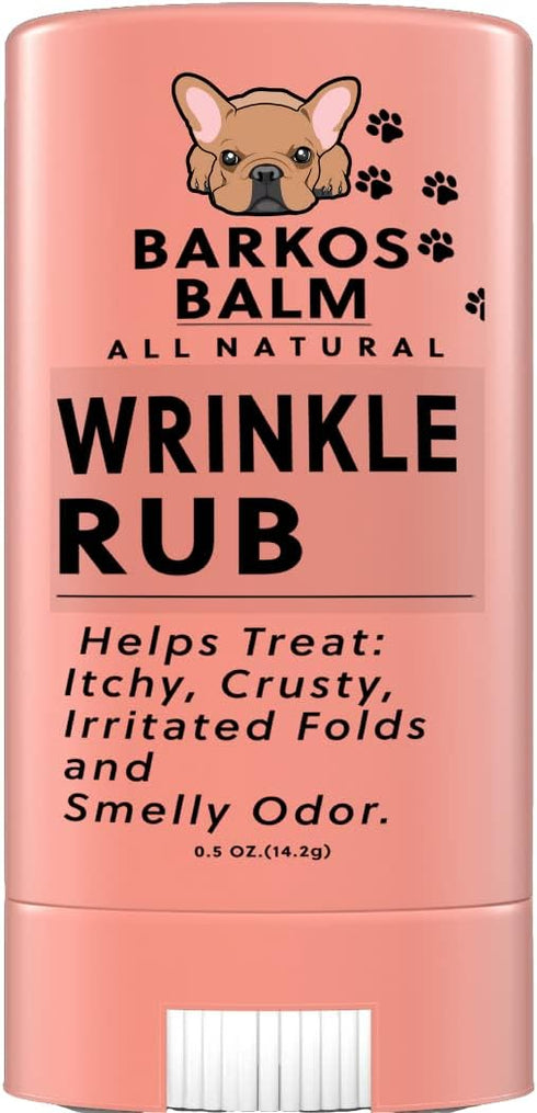 Wrinkle Rub | Bulldog, French Bulldog, Pug, English Bulldog | Cleans & Soothes Wrinkles, Folds, Tear Stain, Tail Pockets & Paws, Anti-Itch Paste W...