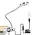 Clip on Lamp Pinkiou Desk Lamp with Clamp for Night Reading Nail Art Makeup Salon LED USB Book Light Clip Clamp Lamp 360°Flexible Gooseneck Bed La...