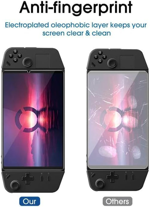 amFilm 2 Pack Upgrade Version Screen Protector for Lenovo Legion Go Handheld 2023, Tempered Glass, 8.8 inch Full Coverage, Transparent Ultra HD, A...