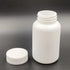 Othmro PE Plastic Lab Chemical Reagent Bottles 5pcs, 51ml/1.72oz Wide Mouth 28mmID Round Sample Liquid Storage Container Sealing Bottles White wit...
